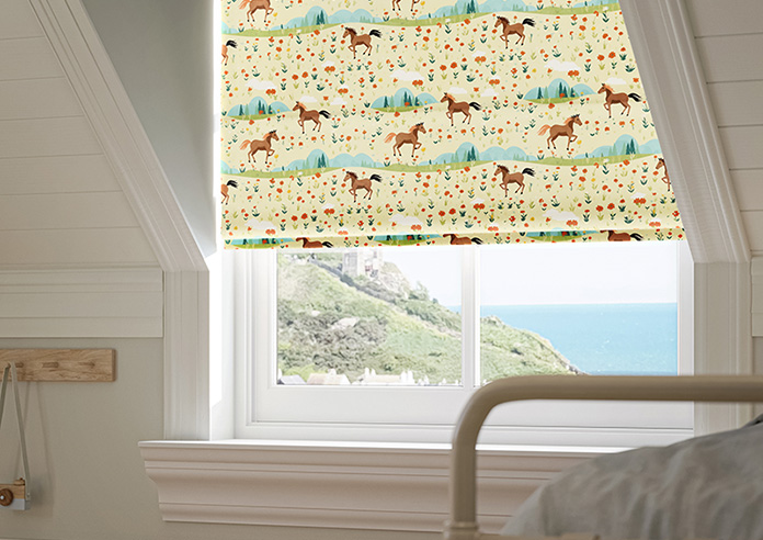 Prairie Horses, Amber Acres - Roman Blind - Image 5